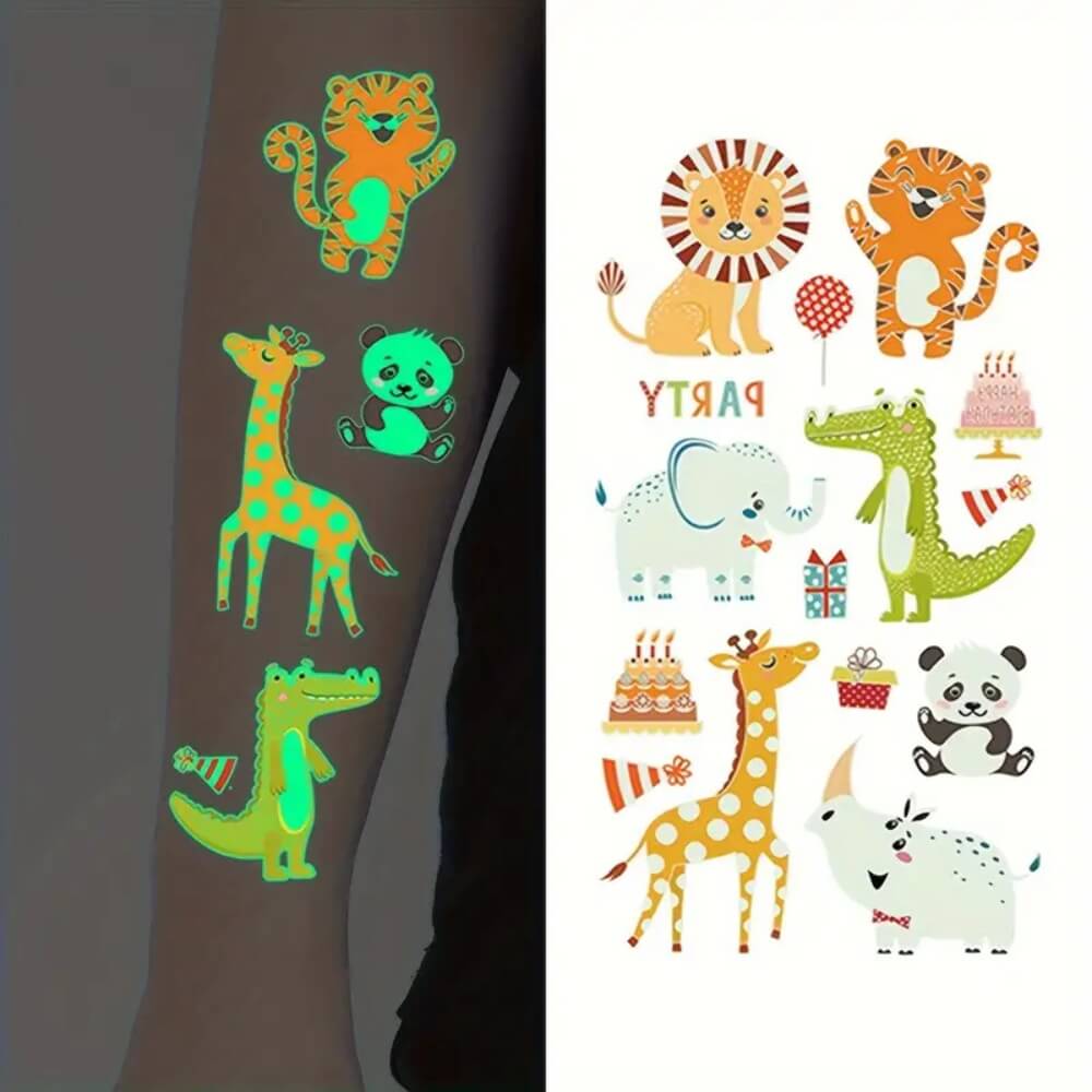 Glowys Funny Magic Tattoos